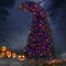 Holiday Decoration - Grinch Style 6FT Artificial Fir Bent Top Halloween Christmas Tree